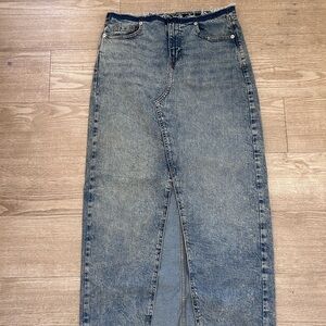 Women's Blue Denim Skirt